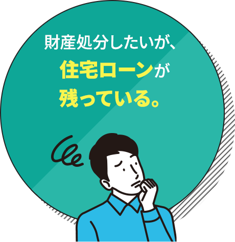 財産処分したいが、住宅ローンが残っている。